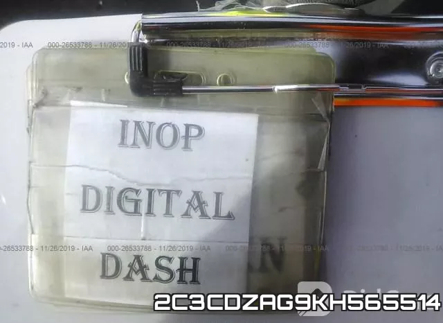 2C3CDZAG9KH565514 фото 8