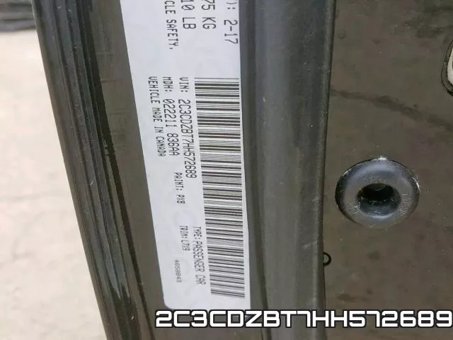 2C3CDZBT7HH572689 фото 2