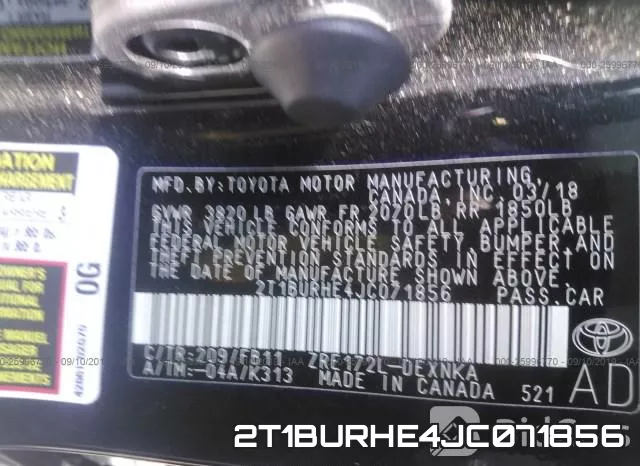 2T1BURHE4JC071856 фото 10