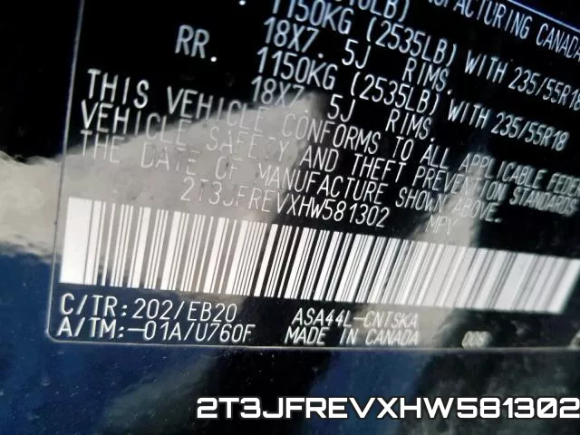 2T3JFREVXHW581302 фото 2