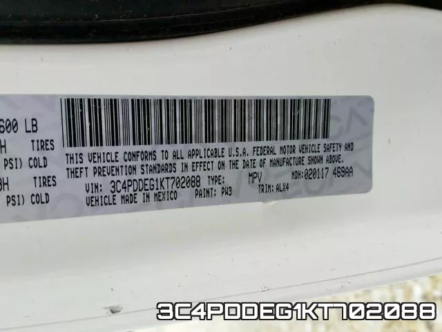 3C4PDDEG1KT702088 фото 2