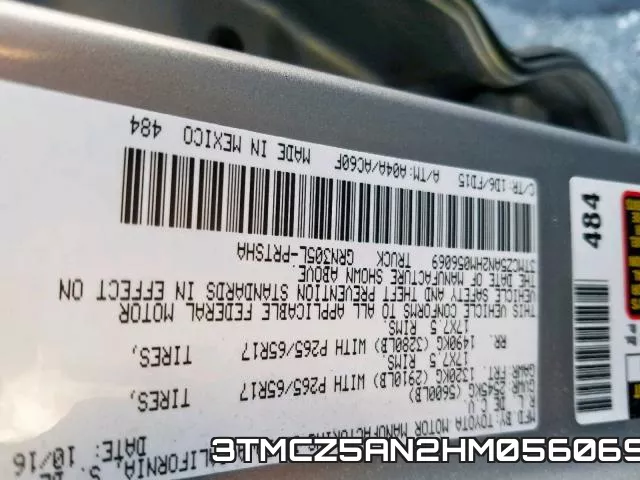 3TMCZ5AN2HM056069 фото 2