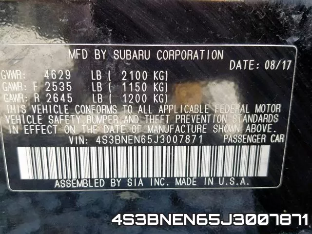 4S3BNEN65J3007871 фото 2