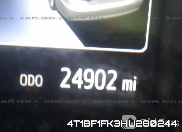 4T1BF1FK3HU280244 фото 8