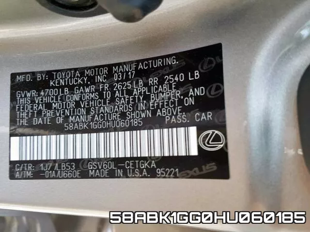 58ABK1GG0HU060185 фото 2
