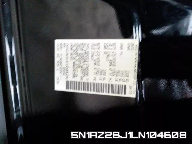 5N1AZ2BJ1LN104608 фото 2