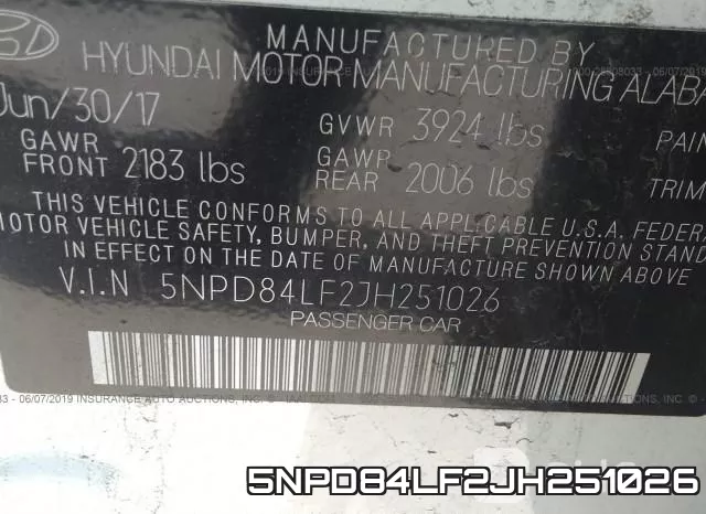 5NPD84LF2JH251026 фото 10