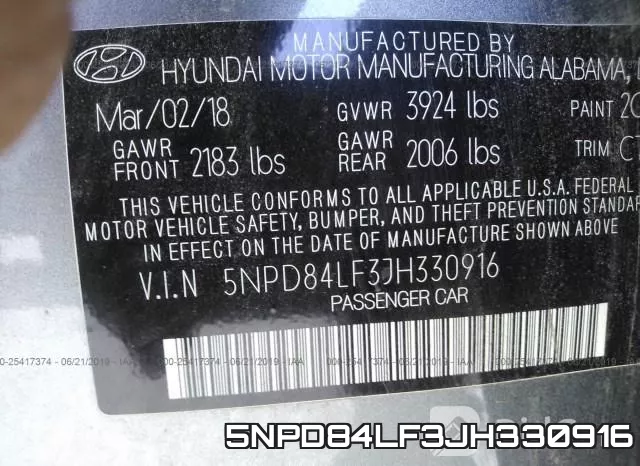 5NPD84LF3JH330916 фото 10