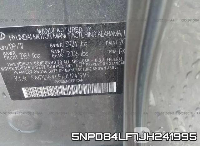 5NPD84LF7JH241995 фото 10