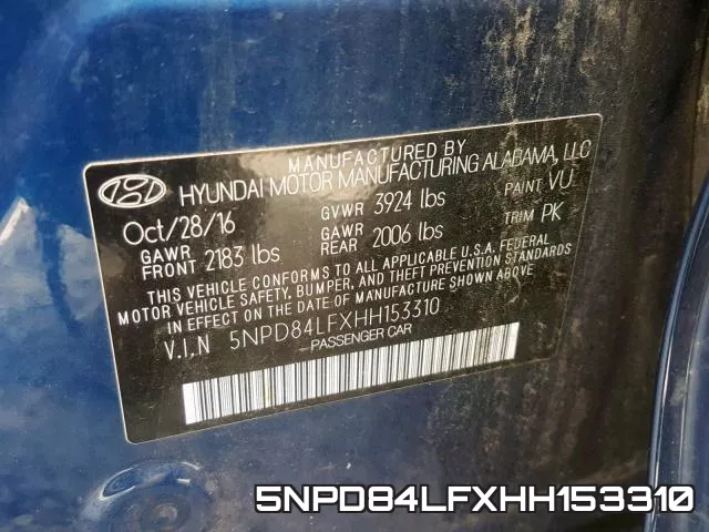 5NPD84LFXHH153310 фото 2
