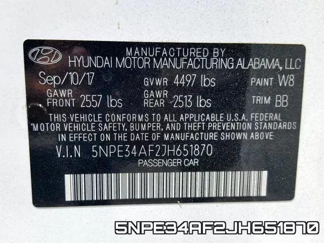 5NPE34AF2JH651870 фото 2