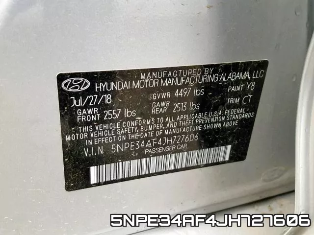 5NPE34AF4JH727606 фото 2