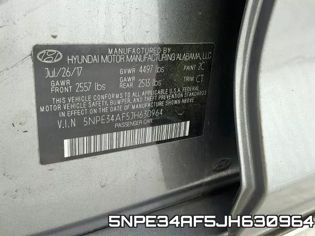 5NPE34AF5JH630964 фото 2