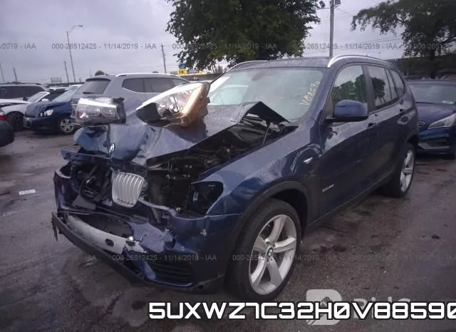 5UXWZ7C32H0V88590 фото 3
