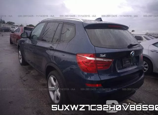 5UXWZ7C32H0V88590 фото 4