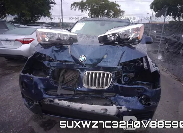 5UXWZ7C32H0V88590 фото 7