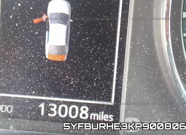 5YFBURHE3KP900806 фото 8