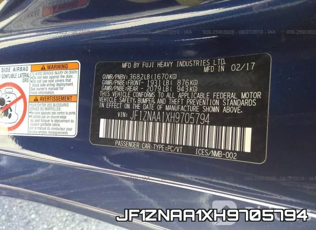 JF1ZNAA1XH9705794 фото 10