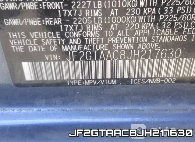 JF2GTAAC8JH217630 фото 10