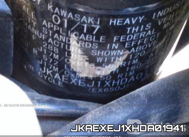JKAEXEJ1XHDA01941 фото 2