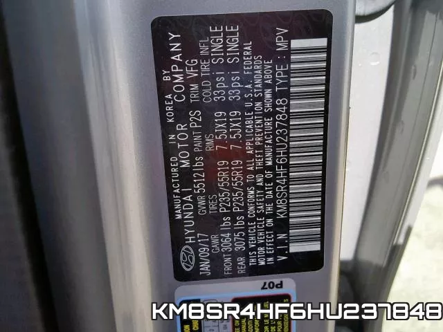 KM8SR4HF6HU237848 фото 2
