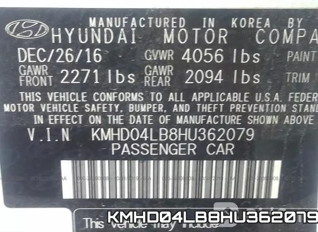 KMHD04LB8HU362079 фото 10