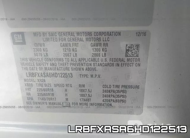 LRBFXASA6HD122513 фото 10