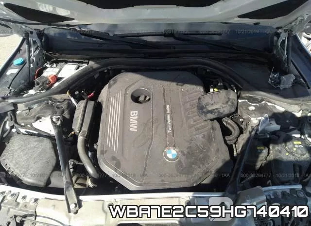 WBA7E2C59HG740410 фото 2