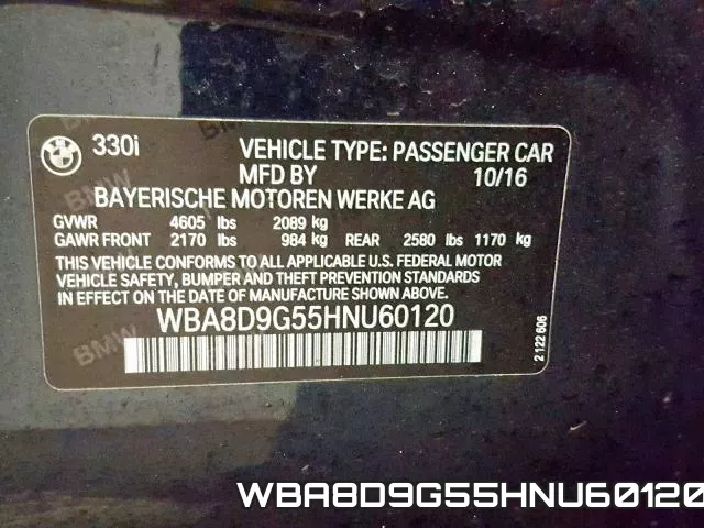 WBA8D9G55HNU60120 фото 2
