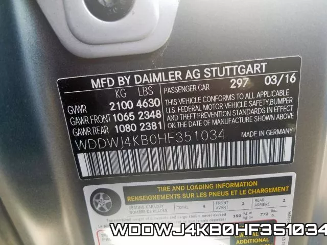 WDDWJ4KB0HF351034 фото 2