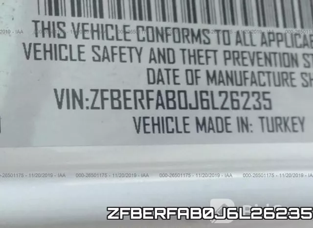 ZFBERFAB0J6L26235 фото 9
