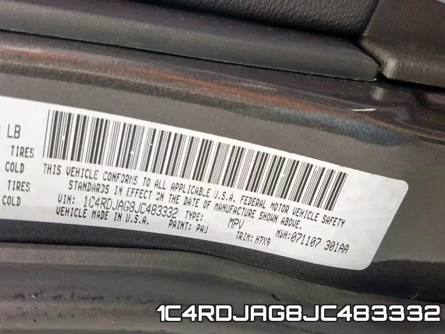 1C4RDJAG8JC483332 фото 2