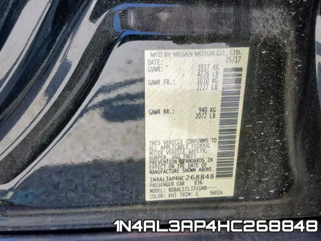 1N4AL3AP4HC268848 фото 2