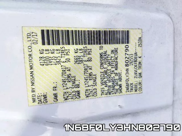 1N6BF0LY3HN802790 фото 2