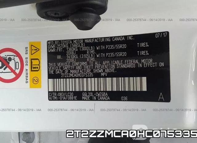 2T2ZZMCA0HC075335 фото 9