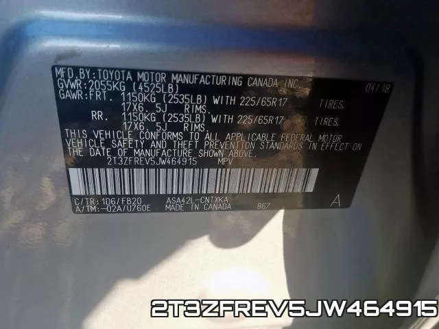 2T3ZFREV5JW464915 фото 2