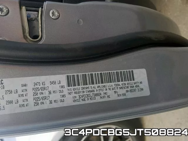 3C4PDCBG5JT508824 фото 2