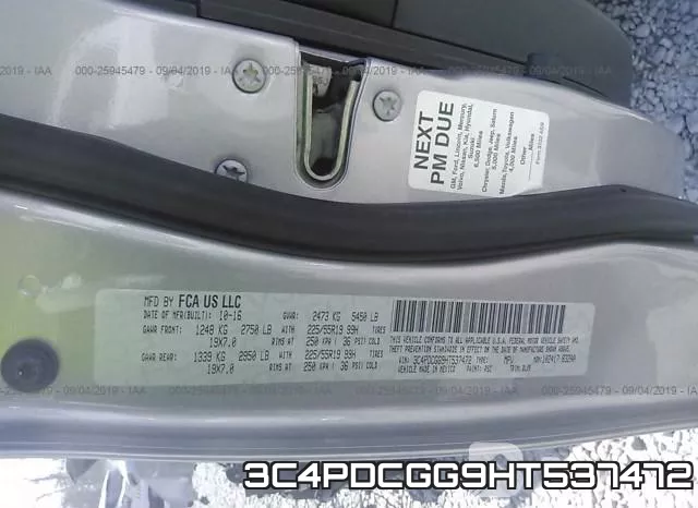 3C4PDCGG9HT537472 фото 10