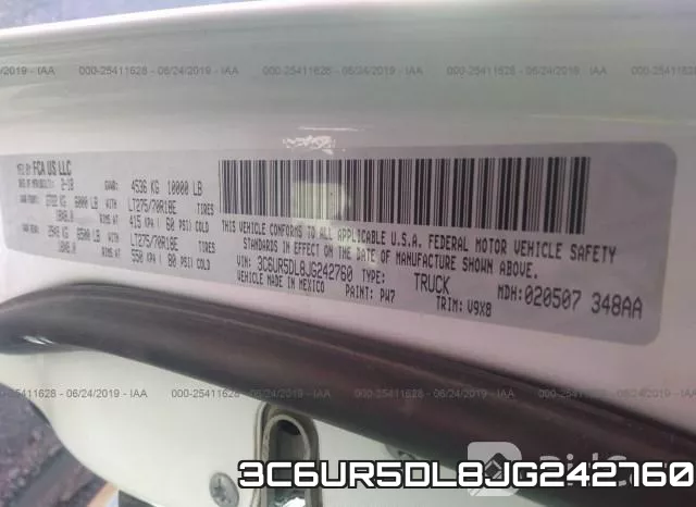 3C6UR5DL8JG242760 фото 10