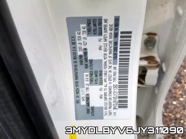 3MYDLBYV6JY311090 фото 2