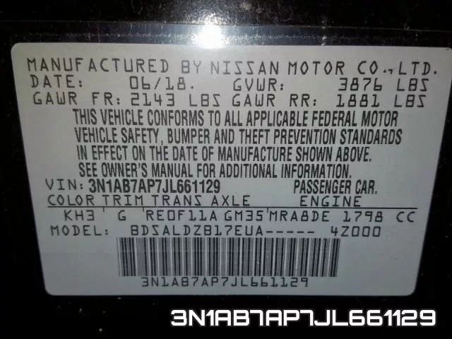 3N1AB7AP7JL661129 фото 2