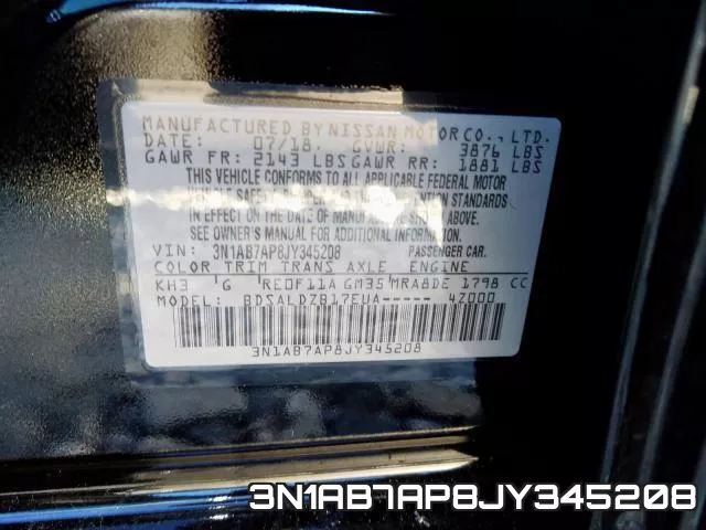 3N1AB7AP8JY345208 фото 2