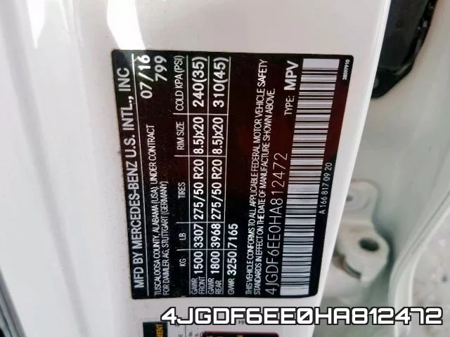 4JGDF6EE0HA812472 фото 2