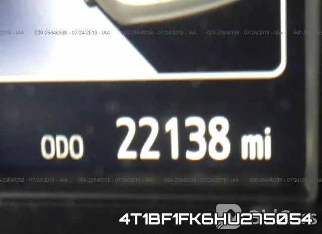 4T1BF1FK6HU275054 фото 8