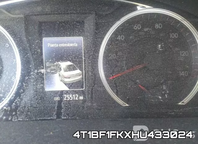 4T1BF1FKXHU433024 фото 8