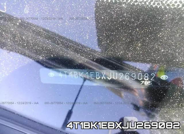 4T1BK1EBXJU269082 фото 10