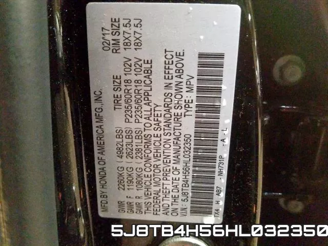 5J8TB4H56HL032350 фото 2