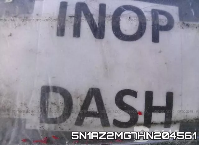 5N1AZ2MG7HN204561 фото 8