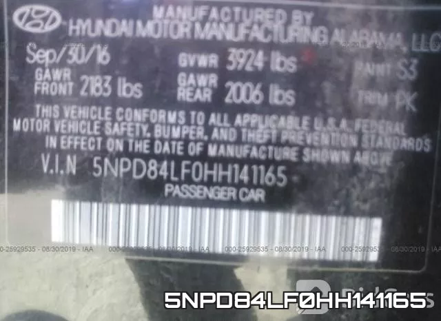 5NPD84LF0HH141165 фото 10