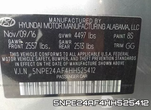 5NPE24AF4HH525412 фото 10